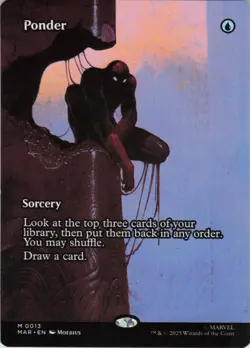 Ponder (Borderless) M Marvel Universe Eternal-Legal 13 NM Normal MTG - Image 1