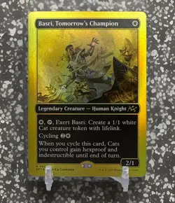 Basri, Tomorrow's Champion (First-Place Foil) #427 MTG Aetherdrift NM X1 - Image 2