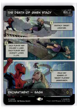 MTG FOIL The Death of Gwen Stacy (Borderless) R 223 NM - Image 1