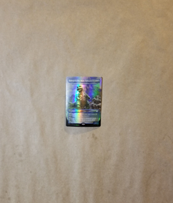 MTG Ikoria: Lair of Behemoths X1 FOIL BORDERLESS Babygodzilla, Ruin Reborn NM/M - Image 1