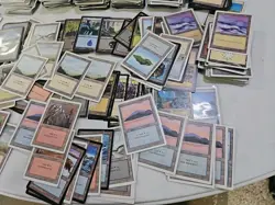 Lot of 700-1000 Vintage Magic the Gathering Lands Cards Retro MTG READ - Image 3