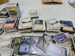 Lot of 700-1000 Vintage Magic the Gathering Lands Cards Retro MTG READ - Image 5