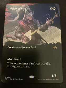 Voice of Victory (Borderless) Tarkir: Dragonstorm Regular - Image 1
