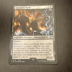 MTG STARTER COMMANDER DECK - Reno & Rude - Mono Black - $25 Value - Image 1