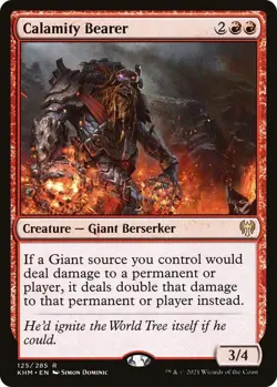 Calamity Bearer NM #125 Promo Pack: Kaldheim MTG - Image 1