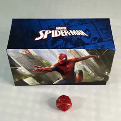 MTG Magic Spiderman EMPTY Bundle Box Card Storage and Spin Down Die Collectible - Image 1