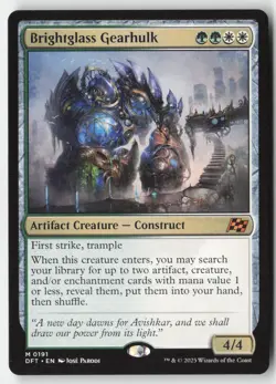 MTG - Brightglass Gearhulk M Aetherdrift 191 LP-NM - Image 1
