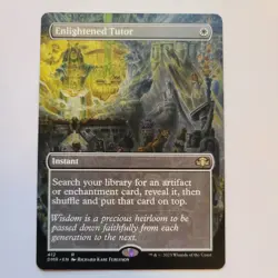 Magic the Gathering - Enlightened Tutor (Borderless) - Dominaria Remastered - NM - Image 1