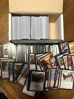 Box of Magic The Gathering Cards - Bulk Lot - Cards Mix Vintage and Modern - Image 1
