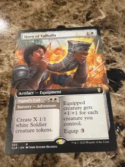 HORN OF VALHALLA Magic MTG Baldur's Gate Extended Art - Image 1