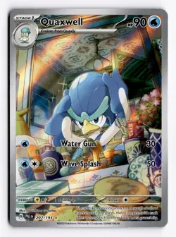 Quaxwell 207/193 Illustration Rare - Paldea Evolved Pokemon Card - Near Mint - Image 1