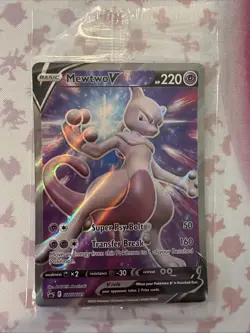 Mewtwo V SWSH229 Sword & Shield Promo Full Art Pokemon TCG NM - Sealed - Image 1