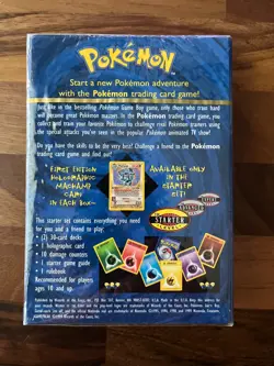FACTORY SEALED Shadowless Pokemon 2-Player Starter Set From 1999 Base Set - TCG - Image 2