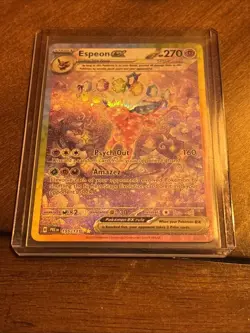 Espeon EX 155/131 Prismatic Evolutions Holo Card English, SIR, Pokemon - Image 1