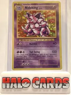 PACK FRESH Nidoking HOLO RARE 45/108 XY Evolutions Drill Pokemon TCG 2016 Y9 - Image 1