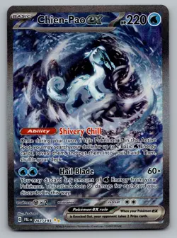 Chien-Pao ex Special Illustration Rare Pokemon SV02: Paldea Evolved 261/193 NM - Image 1