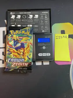 22.40g VERY HEAVY Crown Zenith Pokemon Sealed Booster Pack New - Image 1