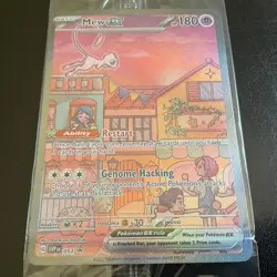 Mew ex SVP 053 Pokemon TCG Scarlet Violet 151 Black Star Promo Full Art SEALED - Image 2