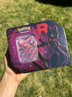 Pokemon TCG: Team Rocket Tin - Mewtwo - Image 1