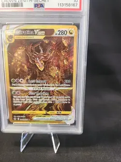 Pokemon Giratina VSTAR Crown Zenith Secret Rare Full Art #GG69 PSA 10 Gem Mint - Image 4