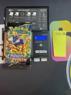 22.22g VERY HEAVY Crown Zenith Pokemon Sealed Booster Pack New - Image 1