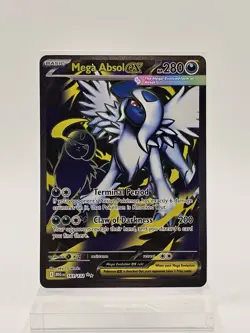 Mega Absol ex Full Art Ultra Rare 161/132 Pokemon Mega Evolution English - Image 1