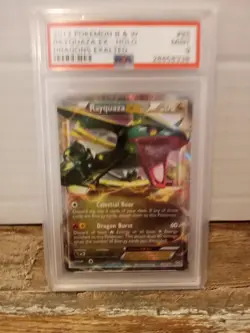 Pokemon Rayquaza EX 85/124 B&W Dragons Exalted - PSA 9 MINT - Image 1