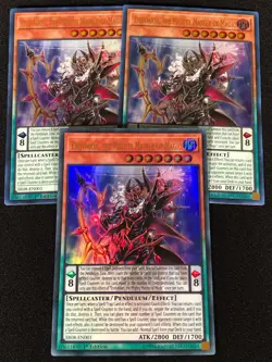 Yugioh Endymion The Mighty Master of Magic SR08-EN001 1ST Ultra x3 (NM) - Image 1