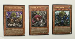 YUGIOH Great SPHINX Set Of 3 Full Ultra HOLOFOIL ANDRO THEINEN TELEIA EP1-EN001 - Image 1