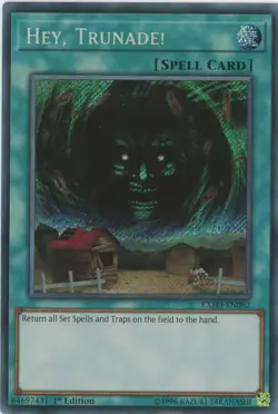 Yugioh Hey, Trunade! EXFO-EN062 Secret Rare NM - Image 1