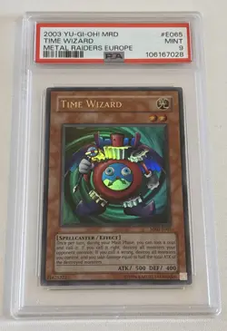 Yu-Gi-Oh TCG - 2003 Time Wizard - Metal Raiders - PSA 9 - Image 1