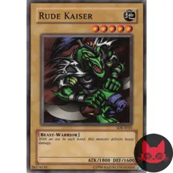 Yugioh Rude Kaiser SDK-E025 Common NM - Image 1