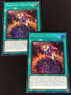 Yugioh Magician's Salvation RA01-EN068 1st Collectors x2 (NM) - Image 1