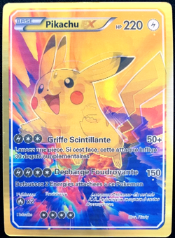 Pikachu Ex 3D HP 220 Base ACG Lenticular Pokemon Card - Image 1
