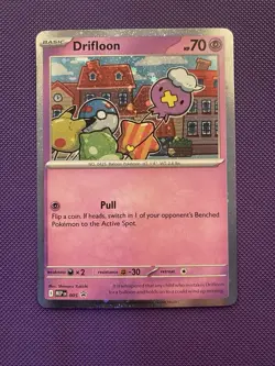 Drifloon 005 Mega Evolution Black Star Promo Cosmos Holo Pokemon Card Near Mint - Image 1