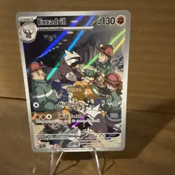 Pokemon Excadrill Temporal Forces Full Art Holo Card 174/162 Illustration Rare - Image 1