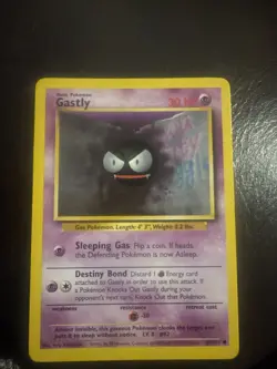 Pokemon TCG Gastly Base Set, Unlimited Common Card 50/102 - Image 1