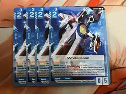 Gundam Card Game Starter Deck White Base Exclusive ST04-015 Heroic Beginnings x4 - Image 1
