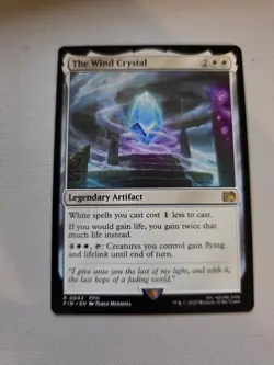The Wind Crystal Final Fantasy Rare Magic The Gathering MTG - Non Foil - Image 1