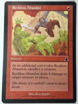 Reckless Abandon - Urza's Destiny - Magic the Gathering MTG Nice! - Image 1