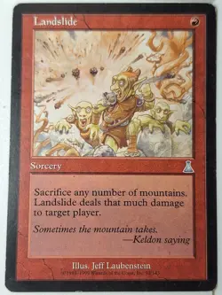 Landslide - Urza's Destiny - Magic the Gathering MTG Nice! - Image 1