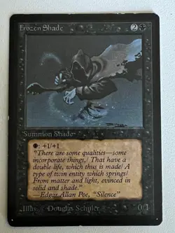 Magic the Gathering MTG Beta Frozen Shade LP- (Beta Bob) - Image 1