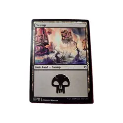 MTG Magic The Gathering Swamp Land Card Duel Decks: Zendikar vs. Eldrazi 071/080 - Image 1