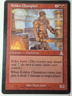 Keldon Champion - Urza's Destiny - Magic the Gathering MTG Nice! - Image 1