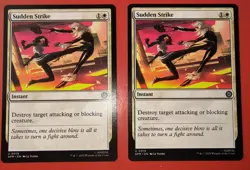 2X MTG: SPIDER-MAN, SUDDEN STRIKE, 0019, REGULAR, UNCOMMON, NM SPM - Image 1