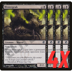 MTG Blistergrub (Scars of Mirrodin) 56/249 (NEAR MINT) (4X) - Image 1
