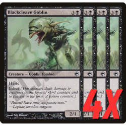 MTG Blackcleave Goblin (Scars of Mirrodin) 54/249 (NEAR MINT) (4X) - Image 1