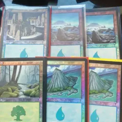 Mtg 7Th Edition Basic Land Foil Japan 25 Pieces - Image 1