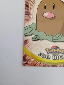 *GERMAN* 1999 Topps Pokemon Blue Logo TV Animation Edition Digda #50 (Diglett) - Image 4