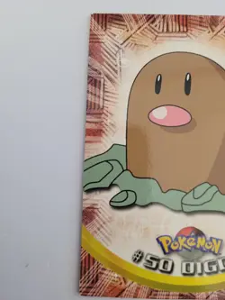 *GERMAN* 1999 Topps Pokemon Blue Logo TV Animation Edition Digda #50 (Diglett) - Image 5